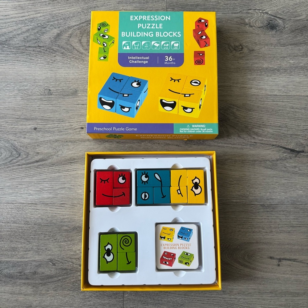 Expression Puzzle Building Blocks - Picture 3 of 3